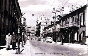 Constantine - Bd Victor Hugo en 1946